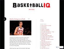 Tablet Screenshot of basketballiq.wordpress.com