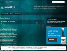 Tablet Screenshot of icube1914.wordpress.com