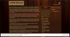 Desktop Screenshot of mobtakeover.wordpress.com
