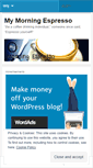 Mobile Screenshot of mymorningespresso.wordpress.com