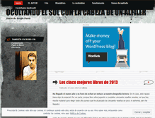Tablet Screenshot of ocultandoelsol.wordpress.com
