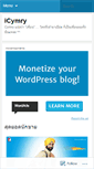 Mobile Screenshot of cymrybot.wordpress.com