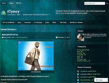 Tablet Screenshot of cymrybot.wordpress.com