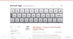 Desktop Screenshot of journalapp.wordpress.com