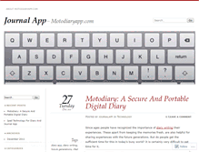 Tablet Screenshot of journalapp.wordpress.com