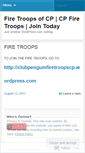 Mobile Screenshot of firetroopsofcp.wordpress.com