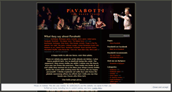 Desktop Screenshot of pavabotti.wordpress.com