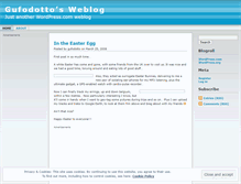 Tablet Screenshot of gufodotto.wordpress.com