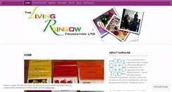 Desktop Screenshot of livingrainbowfoundation.wordpress.com