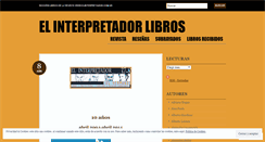 Desktop Screenshot of elinterpretador.wordpress.com