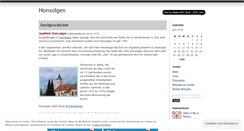 Desktop Screenshot of honsolgen.wordpress.com