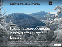Tablet Screenshot of exploreadkcoast.wordpress.com