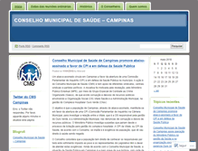 Tablet Screenshot of cmsaudecampinas.wordpress.com