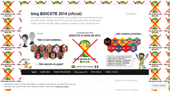 Desktop Screenshot of boicoteacopa2014oficial.wordpress.com