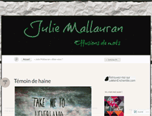 Tablet Screenshot of juliemallauran.wordpress.com
