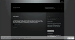 Desktop Screenshot of disastrophia.wordpress.com
