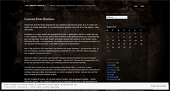 Desktop Screenshot of myonlinebinder.wordpress.com