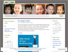 Tablet Screenshot of my2littleho.wordpress.com