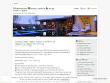Tablet Screenshot of hendersonhomes.wordpress.com