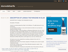 Tablet Screenshot of duroodsharifs.wordpress.com