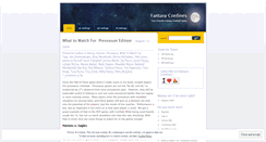 Desktop Screenshot of fantasyconfines.wordpress.com