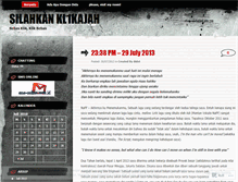 Tablet Screenshot of kl1kajah.wordpress.com
