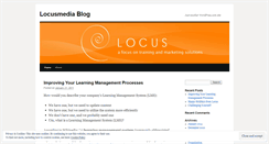 Desktop Screenshot of locusmedia.wordpress.com