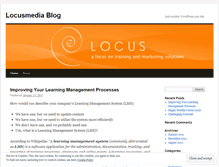 Tablet Screenshot of locusmedia.wordpress.com