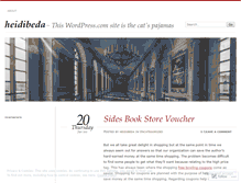 Tablet Screenshot of heidibeda.wordpress.com