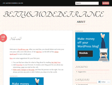 Tablet Screenshot of bettymodedefrance.wordpress.com