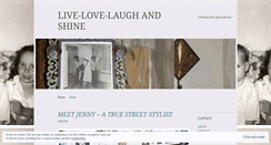 Desktop Screenshot of livelovelaughshine.wordpress.com
