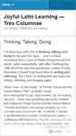 Mobile Screenshot of joyfullatinlearning.wordpress.com