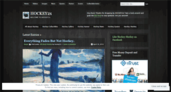 Desktop Screenshot of hockey2x.wordpress.com