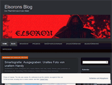 Tablet Screenshot of elsoron.wordpress.com