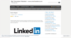Desktop Screenshot of omerkaradeniz.wordpress.com