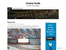 Tablet Screenshot of coarsescale.wordpress.com