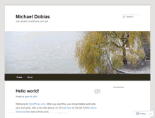 Tablet Screenshot of michaeldobias.wordpress.com