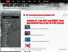 Tablet Screenshot of ditalinisports.wordpress.com