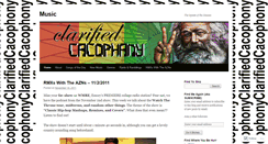 Desktop Screenshot of clarifiedcacophony.wordpress.com