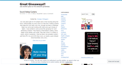 Desktop Screenshot of giveawayposts.wordpress.com