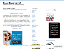 Tablet Screenshot of giveawayposts.wordpress.com