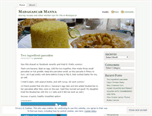 Tablet Screenshot of madarecipes.wordpress.com