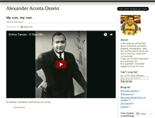 Tablet Screenshot of alexanderacostaosorio.wordpress.com