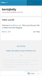 Mobile Screenshot of kevinjkelly.wordpress.com