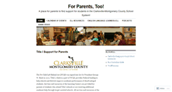 Desktop Screenshot of 4parents2.wordpress.com