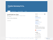 Tablet Screenshot of charleshennessy.wordpress.com