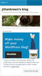 Mobile Screenshot of jillianbrown.wordpress.com