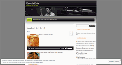 Desktop Screenshot of escutatoria.wordpress.com