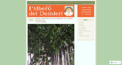 Desktop Screenshot of alberodeidesiderimioblog.wordpress.com