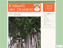 Tablet Screenshot of alberodeidesiderimioblog.wordpress.com